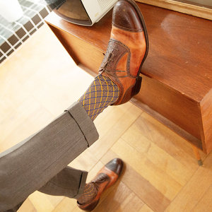 Người Đàn Ông Sang Trọng Của Hàng Ngày Cotton <span class=keywords><strong>Jacquard</strong></span> Vớ Thoáng Khí Kháng Khuẩn Chịu Nhiệt Tùy Chỉnh Nhà Vớ Cao Cấp Vớ Nhà Cung Cấp - Product Image 4