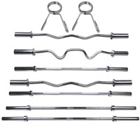 Barre de musculation en acier de 20 kg en gros, logo personnalisé, barre de compétition fixe pour équipement de fitness, barre de musculation droite