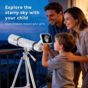 Télescope astronomique automatique HD en métal haute puissance pour enfants, pour l'observation des étoiles et de la lune, la lecture du ciel lointain et l'observation céleste - Product Image 6