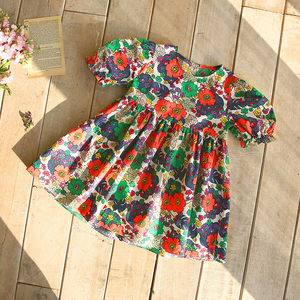 Nuevos Productos, Vestidos de Fiesta para Niñas, Diseño Floral, Modelo Infantil, Compra Directa de China - Product Image 2