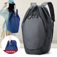 Sac à dos de badminton en nylon grande capacité avec compartiment pour raquette, panneau en maille respirante, léger, idéal pour le basketball et la gym