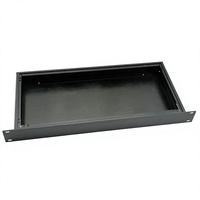 Casing Rak 1U 19-Inci Standar, Baja Canai Dingin 1.5mm untuk Chassis Server Jaringan, Proyek Elektronik Kustom OEM/ODM