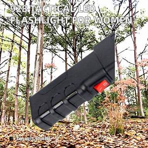 Lampe torche tactique noire portable pour extérieur avec porte-clés, éclairage rapide et sûr, 928, logo OEM, expédition rapide, chargeur UE et US, Magiusa - Product Image 4