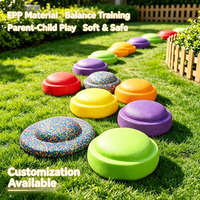 Piedras de Equilibrio Arcoíris para Niños Pequeños, Antideslizantes, Juguete de Entrenamiento Sensorial para Jardín de Infancia, Preescolar, Juego Interior y Exterior, Venta al Por Mayor
