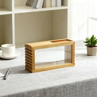Coffre au trésor en bois FSC&BSCI, petite boîte en bois rustique, boîte décorative pour pièces de monnaie, tirelire, boîte de rangement pour économies
