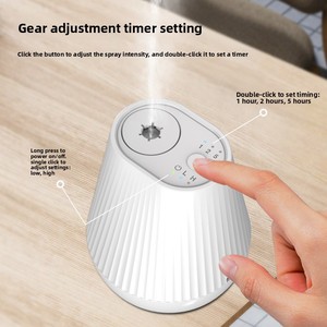 New Metal Desktop Aromatherapy Machine 0.5L Capacity Two-Fluid Pure Essential <b>Oil</b> <b>Diffuser</b> Timing Function Easy Replace Car - Product Image 4