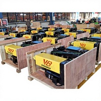 Palans électriques à câble métallique de 5 tonnes, capacité 6 m, chariot mobile, télécommande, robuste, neuf, 380 V, pour levage industriel et commercial
