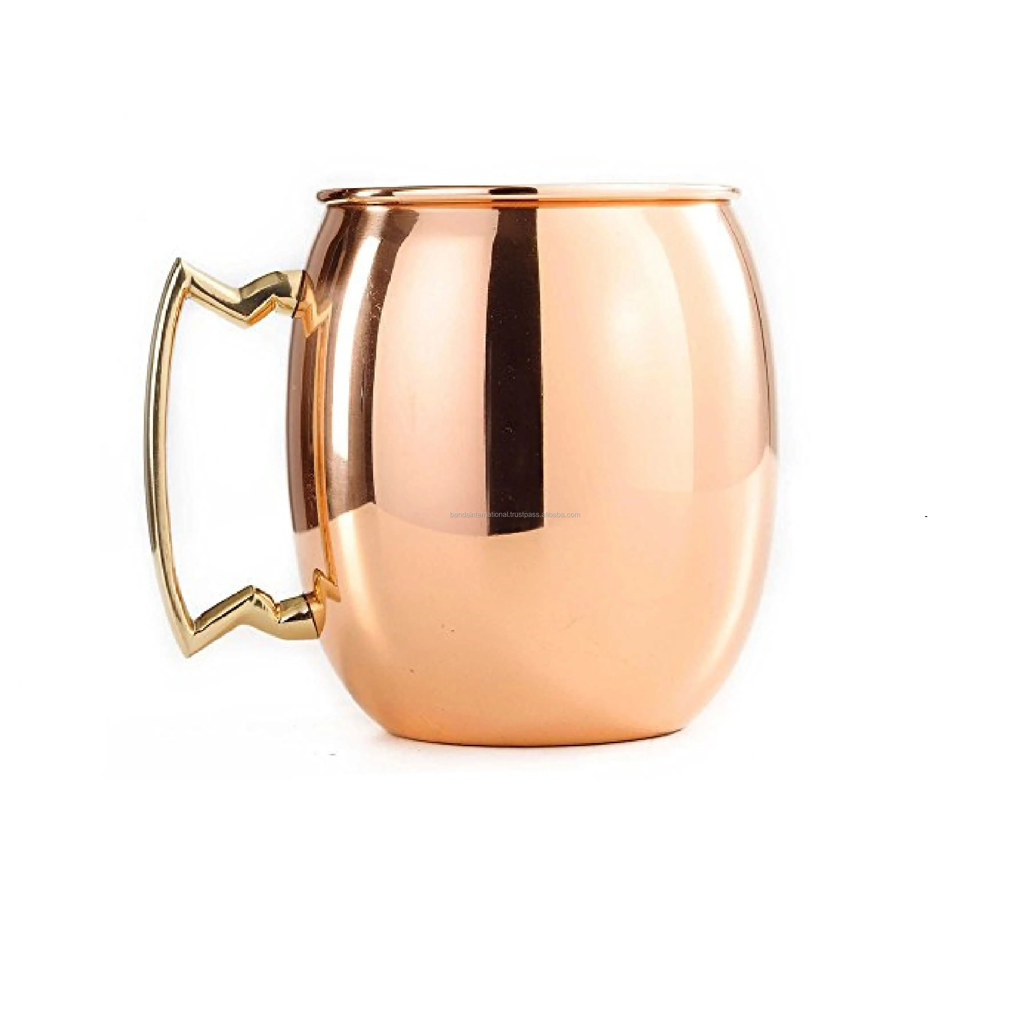 High Quality Solid Moscow Mule Copper Mug High Quality Indian Hand Craved Tea Cup India