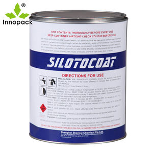 Lata impresa redonda de metal de 4 L y 5 L con mango de acero de grado alimenticio Cubo hermético y resistente al agua para almacenamiento de pintura - Product Image 3