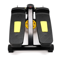 WOT FITNESS MS01 Appareil de fitness hydraulique en acier ABS, mini stepper portable avec cordes pour usage domestique