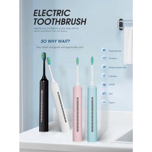 Cepillo de Dientes Eléctrico de Alta Frecuencia con Vibración, Resistente al Agua IPX7, 119 Gramos de Peso, para el Cuidado Bucal de Adultos - Product Image 2