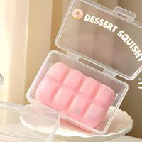 Knapperig Squishy Speelgoed Chocoladeblok Krokant Knijp Stressverlichting Fidget Zintuiglijk Speelgoed voor Kinderen Volwassenen Anti-Angst Leuk Cadeau