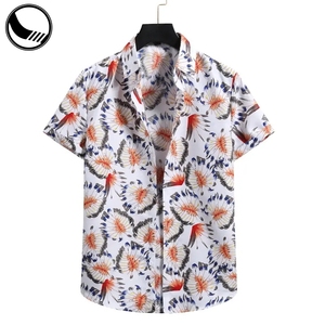 Chemises Hawaïennes Aloha pour Hommes à Manches Courtes, Imprimées en 3D, Style Tropical Décontracté pour l'Été – Vente en Gros - Product Image 1