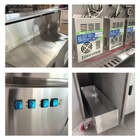 Support de barbecue mobile en acier inoxydable de qualité industrielle avec purificateur de fumée et ventilateur d'extraction pour la cuisson commerciale en extérieur