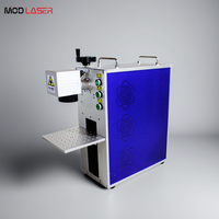 Machine de marquage laser à fibre portable de bureau 20W 3W pour gravure sur acrylique, pierre, métal