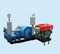 Pompe à boue BW250 de haute qualité avec 6 pompes à piston à simple action triplex horizontales pour champ pétrolifère à haut rendement