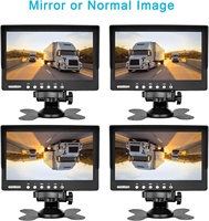 7 pouces écran camion caméra de recul moniteur kit véhicule robuste Vision nocturne grand Angle caméra de recul pour Van/remorque/RV/camping-car