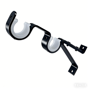 Supports de <span class=keywords><strong>tringle</strong></span> à rideau réglables 25 mm 28 mm, supports muraux en métal durables avec vis - Product Image 1