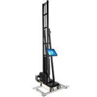 Máquina de impresión directa a pared CMYKW de doble cabezal Máquina de impresora de pared vertical con efecto 3D