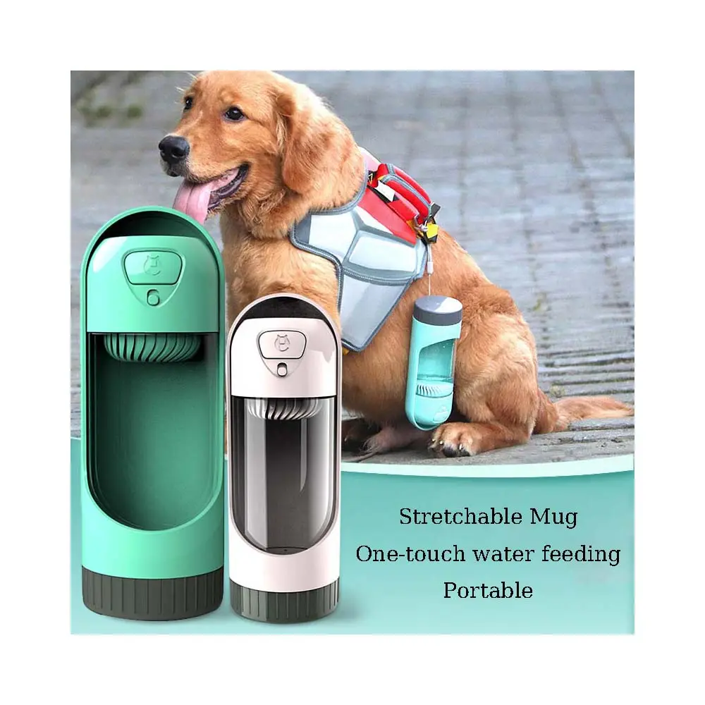 Pet Outdoor Walking Mug Pet Dog Water Bottle Hanging Outdoor Portable Drinker Pet Water Fountain
