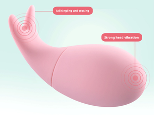 ของเล่นทางเพศสำหรับผู้ใหญ่ ซิลิโคนรูปปลาขนาดเล็ก ไร้สาย สั่นกระตุ้นสำหรับคู่รัก ผู้หญิง ช่วยในการนวดและสั่น 10 ระดับ เสียงเบา พกพาสะดวก - Product Image 6