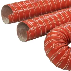 厂家低价销售高热织物柔性高温氯丁橡胶硅胶管软管