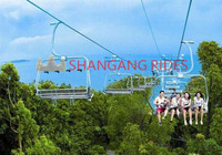 Funiculaire panoramique et système de téléphérique commercial personnalisable pour sites touristiques