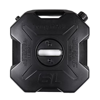 Bidon verrouillable de 6 L (eau/carburant) pour Suzuki Jimny JB74, montage latéral sur fenêtre, réservoir utilitaire portable avec sortie d'eau, JMN136