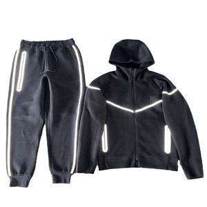 <span class=keywords><strong>Chaqueta</strong></span> Deportiva con Capucha para <span class=keywords><strong>Hombre</strong></span>, Estilo 2025, con Cierre, Reflectante, de Otoño, con Costuras Selladas - Product Image 5