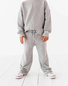 Ensemble de vêtements d'hiver pour enfants, sweat-shirt en <span class=keywords><strong>polaire</strong></span>, ensemble chaud pour bébés, sweat-shirt et pantalon de jogging pour enfants, fabricant de vêtements pour enfants - Product Image 5