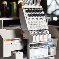 Mini Nouveau Modèle Moderne Tout-en-un pour Logos et Écussons 240V 400x600mm Machine à Broder Automatique Informatisée à Tête Unique pour Usage Domestique avec Moteur