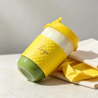 Groothandel op maat gemaakte logo transparante PET U-vormige koude bekers 12-24oz, wegwerpbekers met deksels voor Boba & fruitkoude dranken