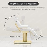 Table de Traitement Esthétique Large et Confortable en Cuir PU pour Salon de Beauté, Spa, Massage et Soins du Visage – Vente en Gros