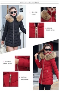 Damenjacke in <span class=keywords><strong>M</strong></span>-3XL, Mittellanger bis Langer, Figurbetonter, Modischer Mantel mit Kapuze für Damen - Product Image 6