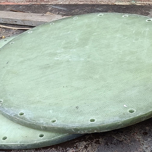 FRP <b>Blind</b> Flange for Pipeline Blocking High Strength GRP Material Corrosion Resistant Engineering <b>Blind</b> Flange - Product Image 4