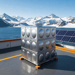 Réservoir d'eau en acier inoxydable 304, soudé, vente directe du fabricant, réservoir de stockage - Product Image 1