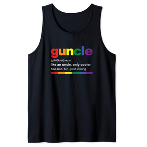 Camiseta sin mangas con estampado personalizado barato Rainbow Pride Ah para hombre, camiseta sin mangas, chaleco para el mes del orgullo - Product Image 5