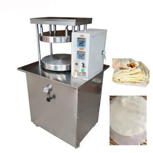 Venda quente Hidráulica Máquina De Imprensa De Massa Plana Roti Chapati Assado Pato Panqueca Que Faz Máquina Tortilla Árabe Pão Maker