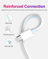 Cable Micro USB de carga rápida, Cable de carga rápida de 1M, 1,5 M, 2M y 3M para Samsung S6, Xiaomi, tabletas y teléfonos móviles