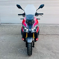 Longjia 250ADV Motocyclettes Premium à transmission automatique, scooter à essence avec frein à disque et ABS, moteur 1.25HP