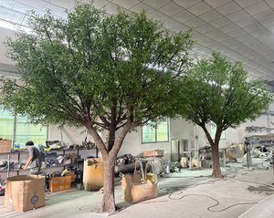 Trung Quốc tốt nhất nhân tạo Cây Ô Liu cao chất lượng tốt nhất ngoài trời UV kháng màu xanh lá cây trang trí thân cây dày cây nhân tạo - Product Image 2