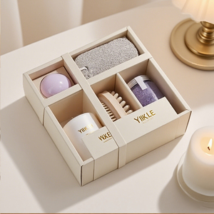 Kunden spezifisches Logo Körperpflege produkte Verpackungs box Körperpeeling-Set Papier boxen <span class=keywords><strong>Massage</strong></span> kamm Bad Set Verpackungs box - Product Image 4