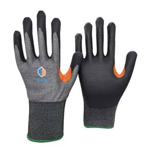 NMSHIELD Guantes resistentes a cortes de calibre 21 Guantes DE TRABAJO recubiertos de nitrilo de microespuma de alto nivel Guantes DE SEGURIDAD Fabricante - Product Image 2