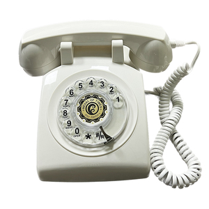 Téléphone fixe à cadran rotatif, téléphone fixe avec <span class=keywords><strong>répondeur</strong></span>, ancien téléphone fixe, images de téléphones fixes - Product Image 4
