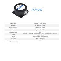 Acelerómetro Triaxial MEMS con Salida de Corriente 4-20mA 0-20mA, Sensor de Vibración de Alta Precisión