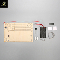 Jeu de défi amusant : Labyrinthe de fils électriques Cross Fire, kit scientifique, circuit imprimé en bois, jouets sensoriels éducatifs STEAM pour enfants