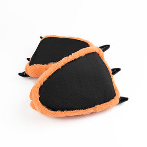 <span class=keywords><strong>Casa</strong></span> cálida <span class=keywords><strong>de</strong></span> bajo precio <span class=keywords><strong>de</strong></span> fabricante para zapatillas Diseño <span class=keywords><strong>de</strong></span> garra peluda naranja único para mujer Antideslizante <span class=keywords><strong>de</strong></span> invierno para zapatillas - Product Image 6