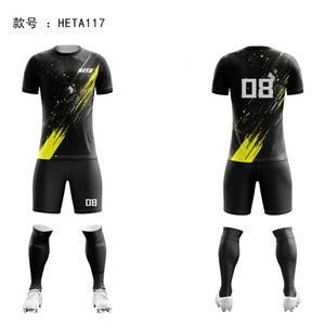 ชุดฟุตบอลคุณภาพสูง ระบายอากาศได้ดี สำหรับผู้ใหญ่ เสื้อฟุตบอลแบบกำหนดเอง ชุดกีฬาฟุตบอล - Product Image 6