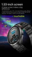 Nuevo Reloj Inteligente 2026 Watch 5 Pro para Hombre, Pantalla HD de 1.53 Pulgadas 360*360, GPS, Seguimiento de Movimiento, Modo Multideportivo, Llamadas por BT, Resistente al Agua