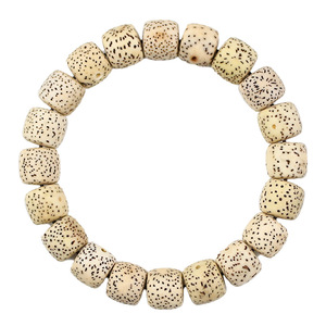 Pulsera de Semillas de Bodhi de Hainan, Cuentas Rectangulares de 9x10mm, Naturalmente Desgastadas, Unisex, para Uso Diario - Product Image 5